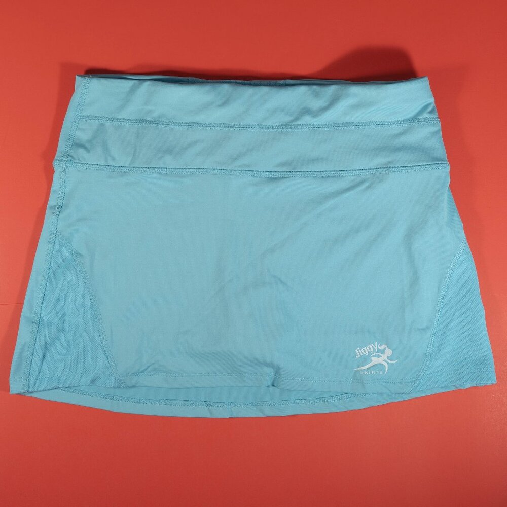 Jiggy Skirts Women’s Activewear Color Blue Athletic Skort Mesh Pull-On NWOT